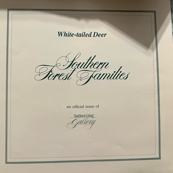 “White-tailed Deer” plate number 8974, by Sy and Dot Barlow - Picture 4 of 6